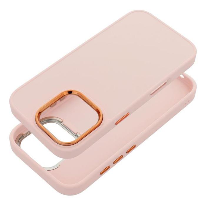 OEM - iPhone 16e Mobilskal Frame - Puderrosa