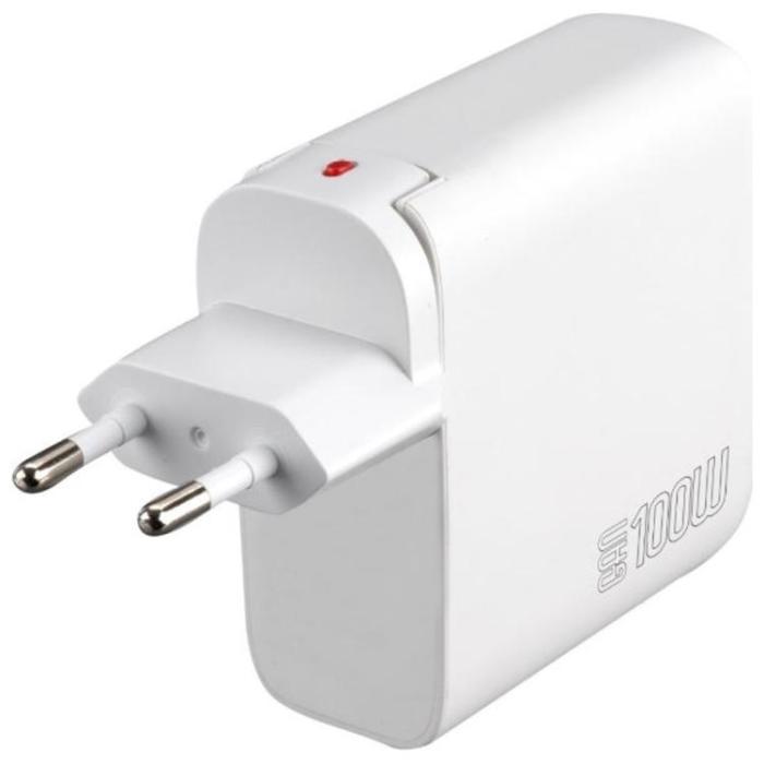 4smarts - 4smarts Snabbladdare 100W 3xUSB-C 1xUSB-A Flex Pro - Vit