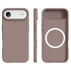 A-One Brand - iPhone 17 Air Mobilskal MagSafe Ultra Thin Silicone - Chestnut Brun