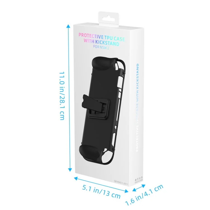 JYS - JYS Nintendo Switch 2 Skal Spelkonsol TPU - Svart