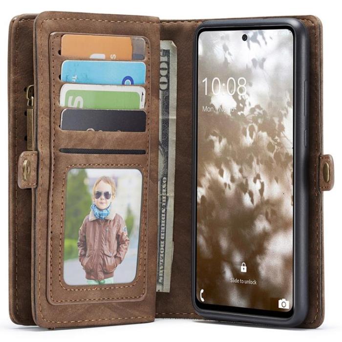Caseme - CASEME Detachable 2-in-1 Plånboksfodral Galaxy A53 5G - Brun