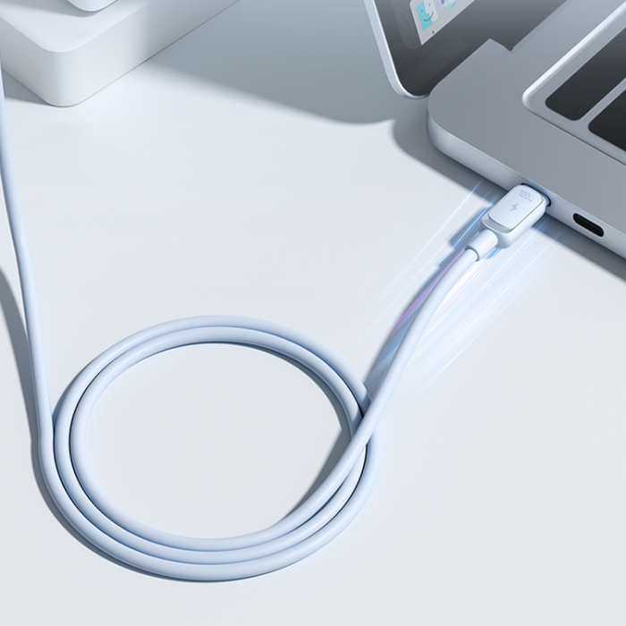 Joyroom - Joyroom USB-C till USB-C kabel 100W 1.2m - Blå
