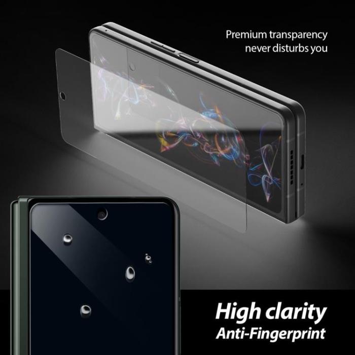 Whitestone - Whitestone 2-Pack Galaxy Z Fold 4 Härdat Glas Skärmskydd Dome