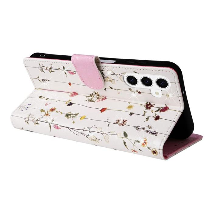 OEM - ABEEL Samsung Galaxy S26 Plus Plånboksfodral RFID-Skydd - Liten Blomma