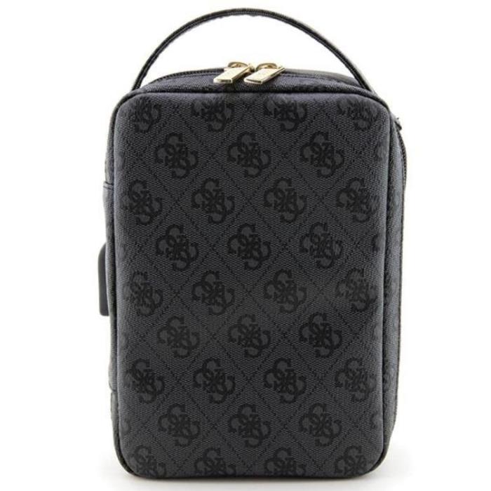 Guess - Guess Organizerväska Printed Stripes - Svart