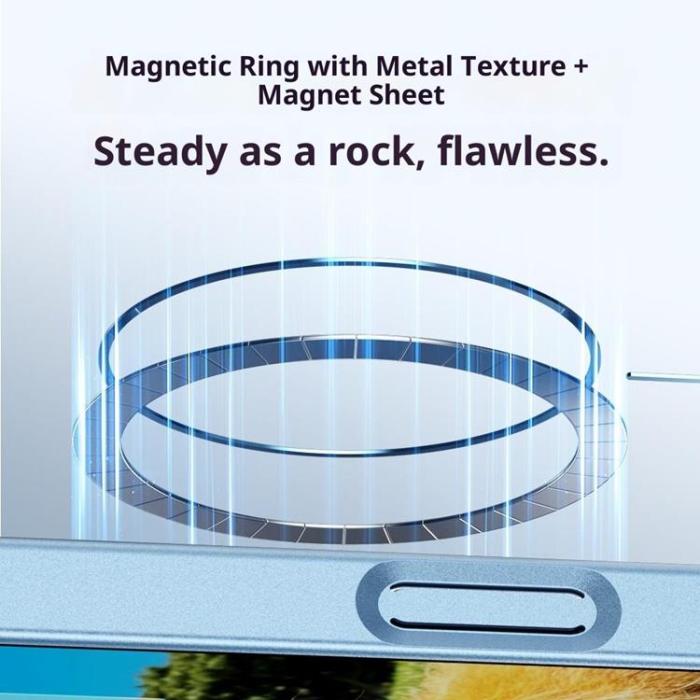 A-One Brand - iPhone Air Mobilskal MagSafe Skin Touch - Blå