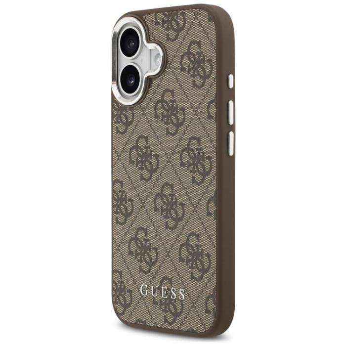 Guess - Guess iPhone 17 Mobilskal MagSafe 4G Classic Logo - Brun