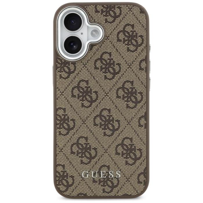 Guess - Guess iPhone 17 Mobilskal MagSafe 4G Classic Logo - Brun