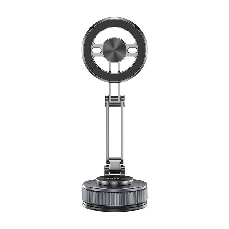 USAMS 3-Axlig Vikbar Magnetisk Bilhållare Vakuumsugfäste ZJ087 - Svart | 5566 | AlltMobil