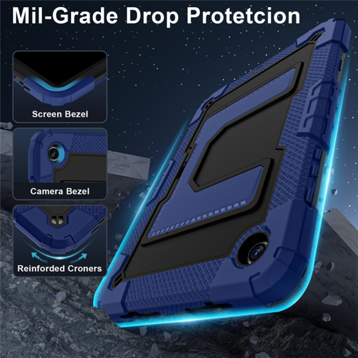 A-One Brand - Galaxy Tab A9 Plus Skal Kickstand Med Rem Anti Drop