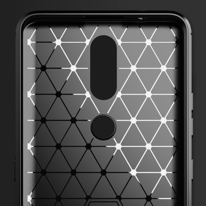 OEM - Nokia 2.4 Skal Carbon Flexible - Svart