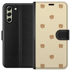 iSecrets - Pl&aring;nboksfodral till Samsung Galaxy S21 FE 5G med Bj&ouml;rnm&ouml;nster