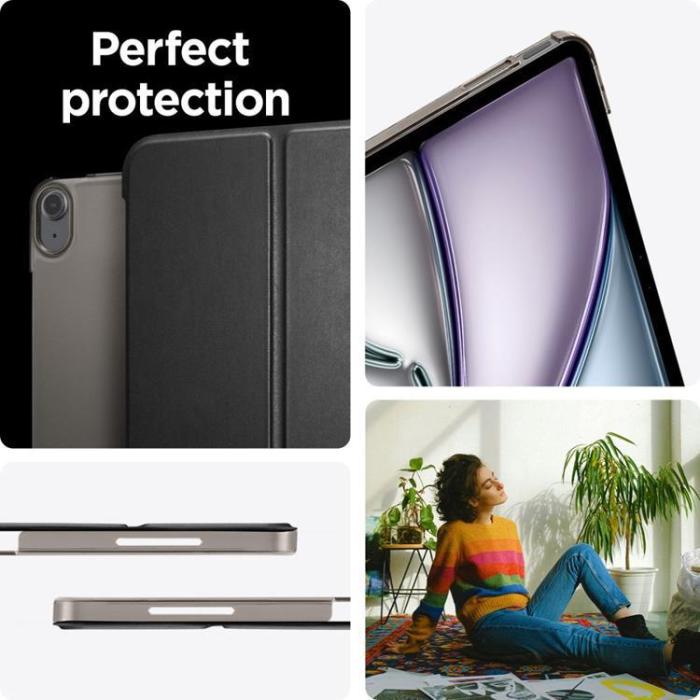 Spigen - Spigen iPad Air 13 (2024) Fodral Smart Fold - Svart