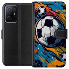 iSecrets - Pl&aring;nboksfodral till Xiaomi 11T med Fotbollar