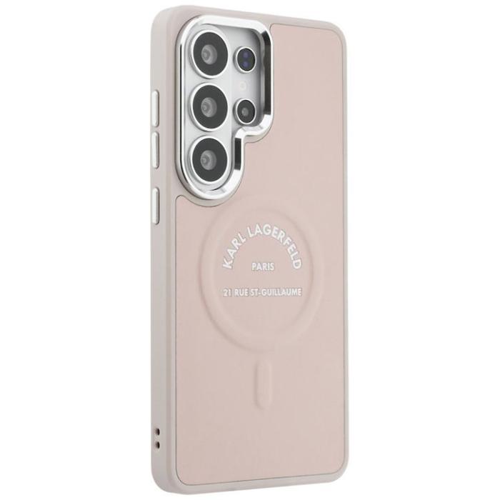 KARL LAGERFELD - Karl Lagerfeld Mobilskal För Galaxy S26 Ultra MagSafe Embossed Ring RSG - Rosa