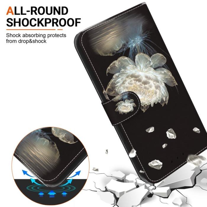 OEM - Samsung Galaxy S26 Plånboksfodral Anti-Drop Konstläder Crystal Peony