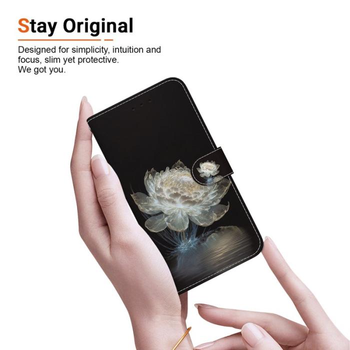 OEM - Samsung Galaxy S26 Plånboksfodral Anti-Drop Konstläder Crystal Peony