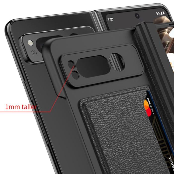 OEM - Google Pixel Fold Mobilskal Korthållare Kickstand - Carbon