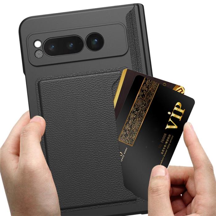OEM - Google Pixel Fold Mobilskal Korthållare Kickstand - Carbon