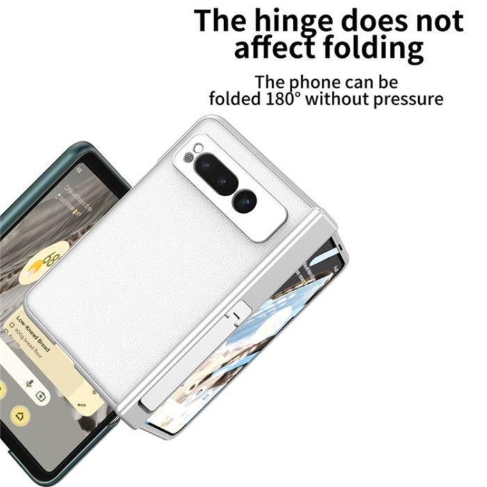 GKK - GKK Google Pixel Fold Mobilskal Kickstand PU-Läder - Grön