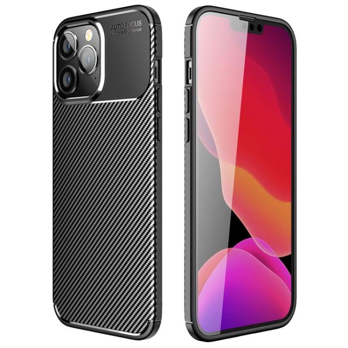 OEM - iPhone 14 Pro Max Skal Carbon Shock-Proof - Svart