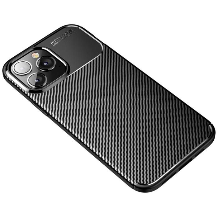 OEM - iPhone 14 Pro Max Skal Carbon Shock-Proof - Svart