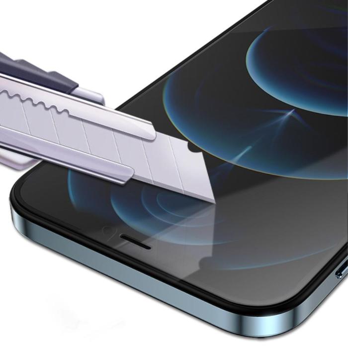 OEM - [BULK 1st] iPhone 12/12 Pro Härdat Glas Skärmskydd - Privacy