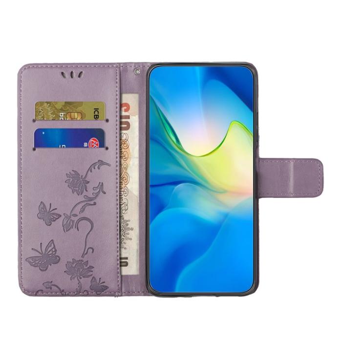 OEM - Plånboksfodral för Samsung Galaxy S26 Plus Ställ Konstläder - Lila