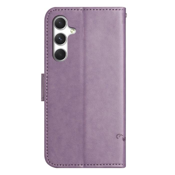 OEM - Plånboksfodral för Samsung Galaxy S26 Plus Ställ Konstläder - Lila