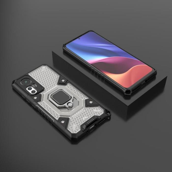 A-One Brand - Ring Kickstand Shockproof Skal Xiaomi 12/12X - Grå