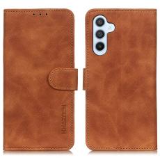 KHAZNEH - KHAZNEH Mobilfodral f&ouml;r Samsung Galaxy S26 Plus Konstl&auml;der Retro - Brun