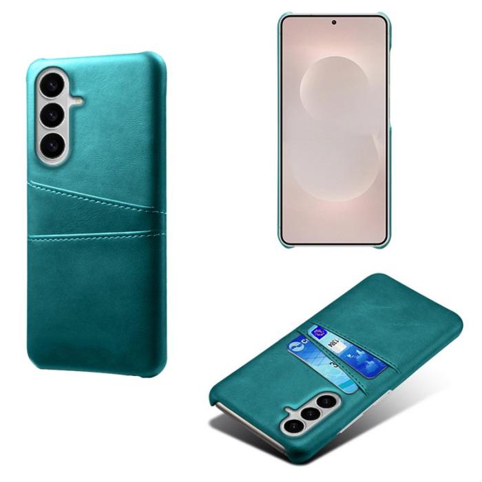 OEM - Mobilfodral för Samsung Galaxy S26 Plus Konstläder + PC - Grön