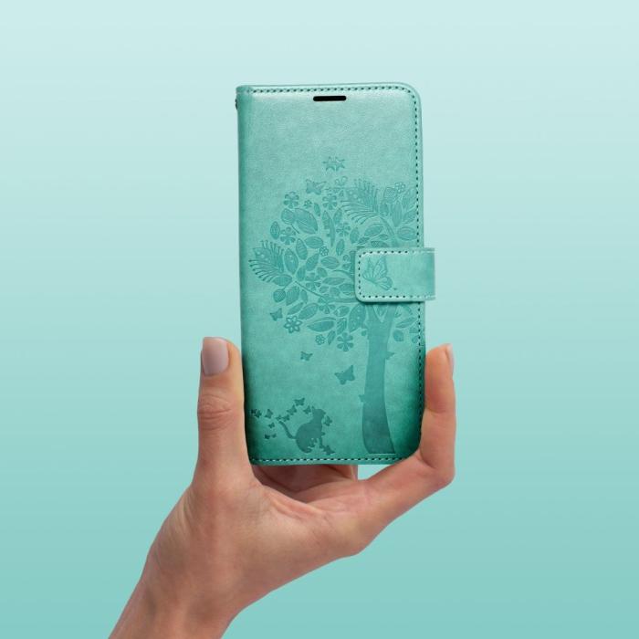 OEM - MEZZO plånboksfodral för Samsung A54 5G trägrön