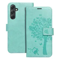 OEM - MEZZO pl&aring;nboksfodral f&ouml;r Samsung A54 5G tr&auml;gr&ouml;n