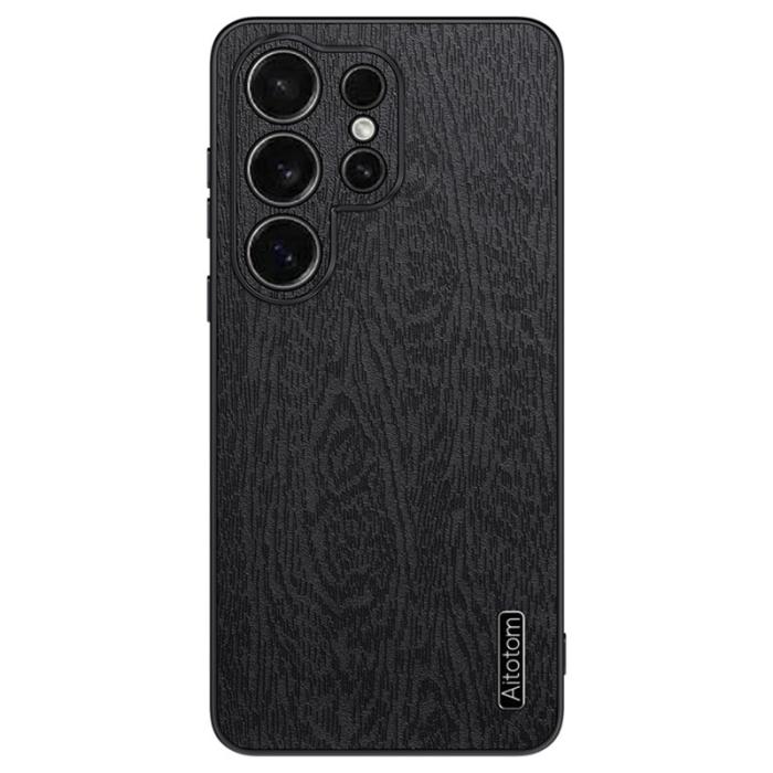 OEM - Mobilskal för Samsung Galaxy S26 Ultra Konstläder - Svart