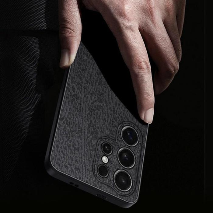 OEM - Mobilskal för Samsung Galaxy S26 Ultra Konstläder - Svart