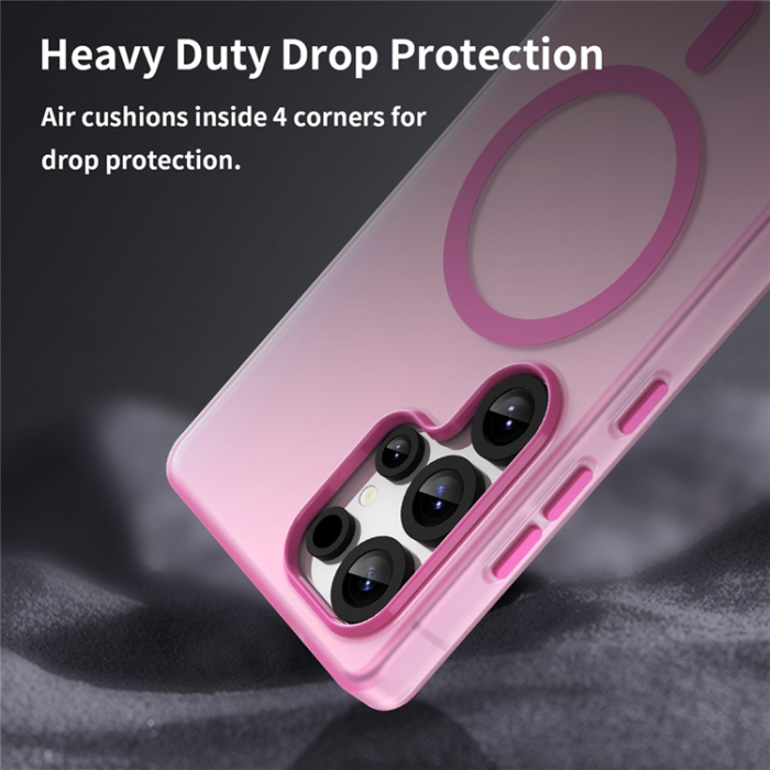 A-One Brand - Galaxy S25 Ultra Mobilskal MagSafe Slim Matte - Rosa