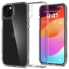 Spigen - Spigen iPhone 15 Mobilskal Ultra Hybrid - Crystal Clear