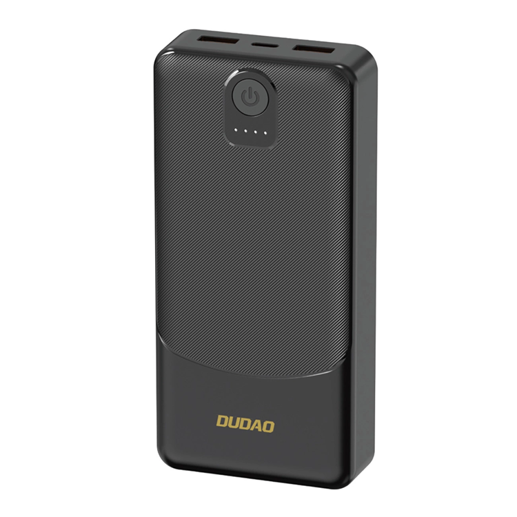 Dudao Powerbank 20000mAh 2xUSB-A 2.4A - Svart (Svart) | 505295 | AlltMobil