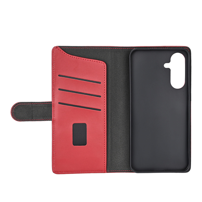 GEAR - Gear Galaxy A56 5G Plånboksfodral 3 Kortfack Återvunnen - Röd