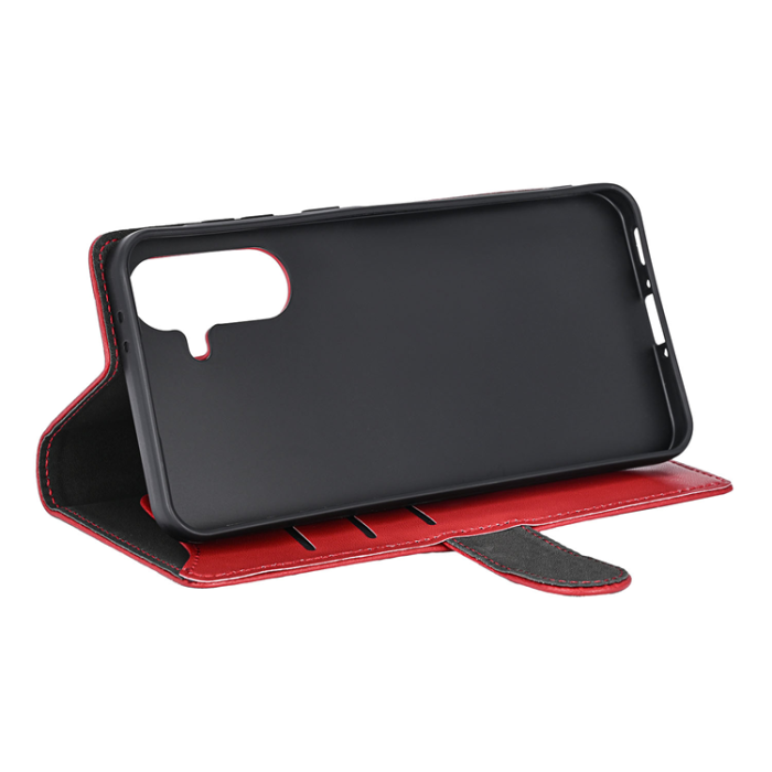 GEAR - Gear Galaxy A56 5G Plånboksfodral 3 Kortfack Återvunnen - Röd
