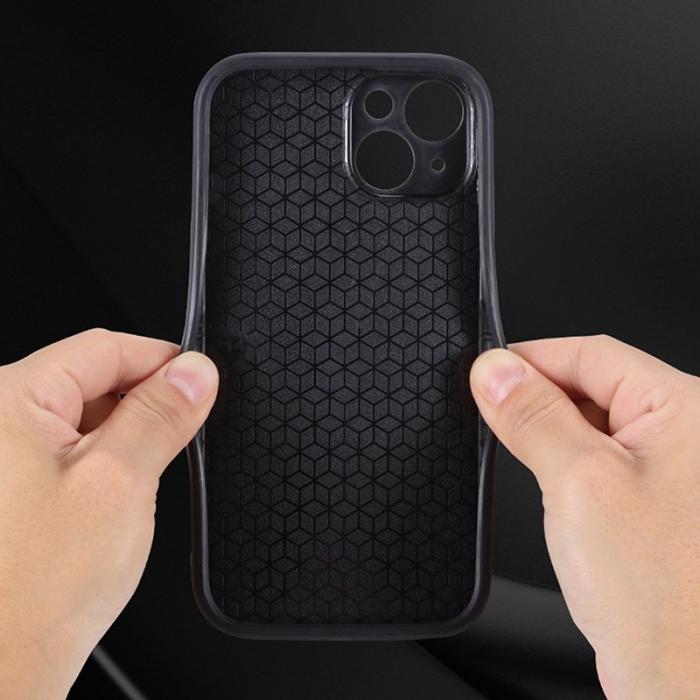 AZNS - AZNS iPhone 13 Fodral Dustproof KonstLäder - Svart