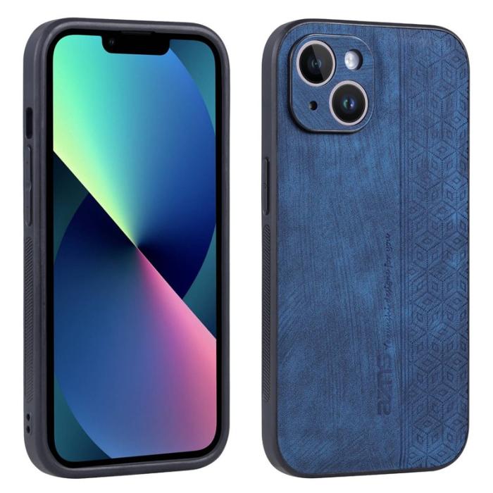 AZNS - AZNS iPhone 13 Fodral Dustproof KonstLäder - Blå