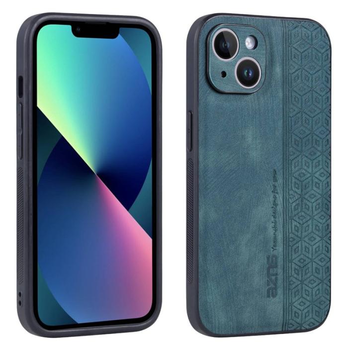 AZNS - AZNS iPhone 13 Fodral Dustproof KonstLäder - Grön