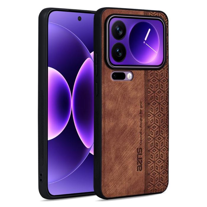AZNS - AZNS Xiaomi 17 Pro Fodral KonstLäder - Skyddande - Brun