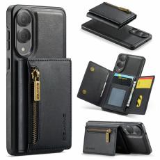 DG.MING - DG.MING M5 Series Mobilskal till Samsung Galaxy S25 Edge Konstl&auml;der Svart