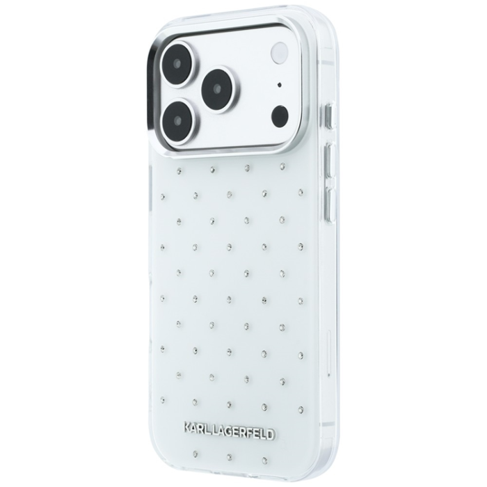 KARL LAGERFELD - Karl Lagerfeld Mobilskal För iPhone 18 Pro Max/17 Pro Max IML Rhinestones