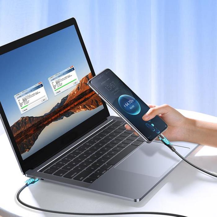 UTGATT1 - Joyroom USB-A till USB-C Kabel 1m 6A - Svart