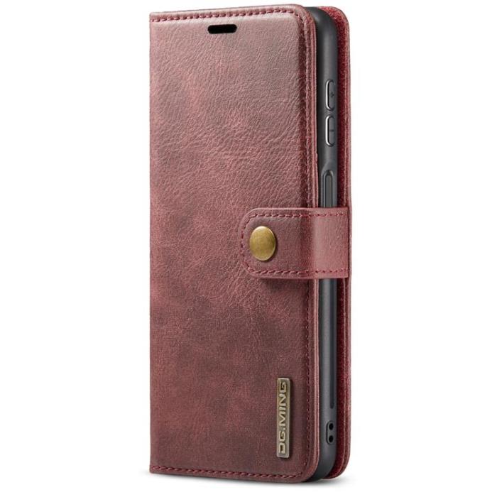 DG.MING - DG.MING Folio Flip Detachable Plånboksfodral Galaxy A13 4G - Röd