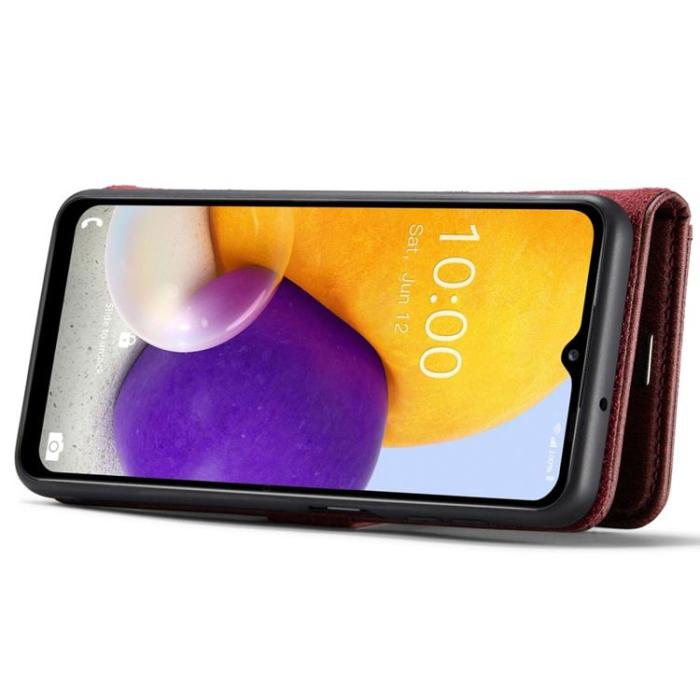 DG.MING - DG.MING Folio Flip Detachable Plånboksfodral Galaxy A13 4G - Röd